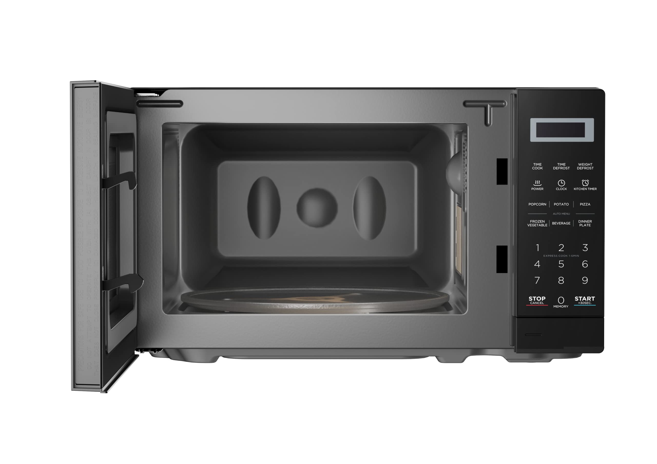Midea 20L Solo Microwave Oven with Digital Touch Control, 700W, Child Lock, Memory Function, Defrost-by-weight-or-time, Fast Reheat, Push Button Door Opening, Best for Home & Office, Black, EM721BK Midea 20L Solo Microwave Oven with Digital Touch Control, 700W, Child Lock, Memory Function, Defrost-by-weight-or-time, Fast Reheat, Push Button Door Opening, Best for Home & Office, Black, EM721BK